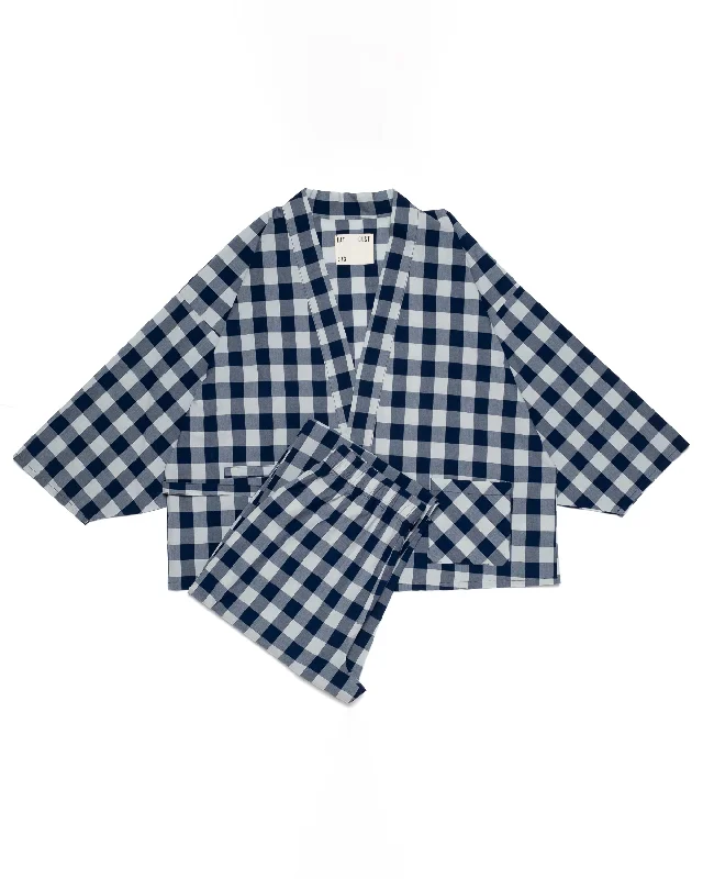 Pyjama Indigo Check Blue Tough Men's Tactical