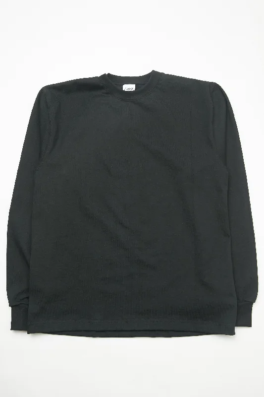 Camber #305 Max-Weight Jersey Long Sleeve T-Shirt - Black Casual Men's Japanese 