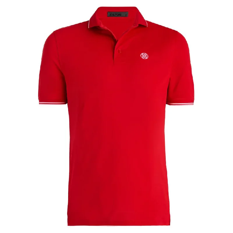 Gfore Rib Collar Tech Pique Golf Polo 2024 Artistic Men's Hand