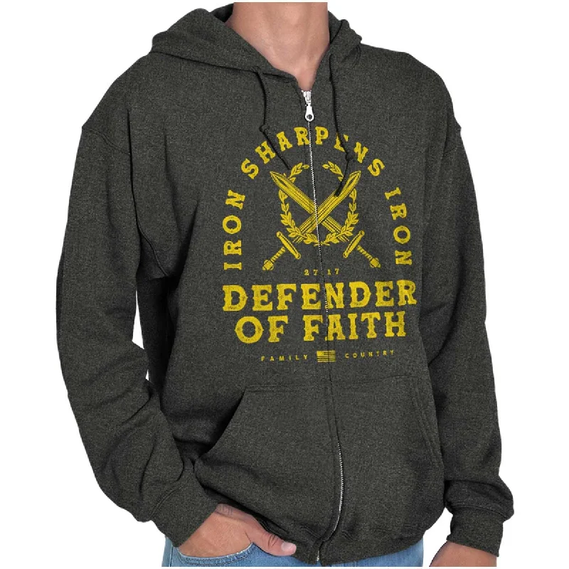 Iron Sharpens Iron Zip Hoodie Dynamic Men's Glow