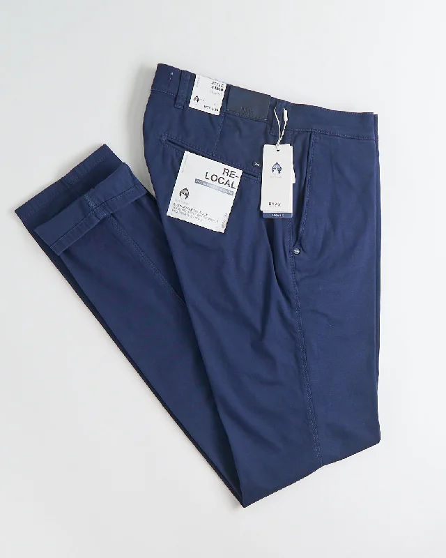 Silvio Re-Local Slim Fit Pants Sophisticated Men's French