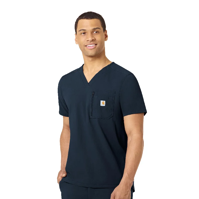 Carhartt Rugged Flex Peak Men's Tuck-In Scrub Top - Navy Hip Men's Urban