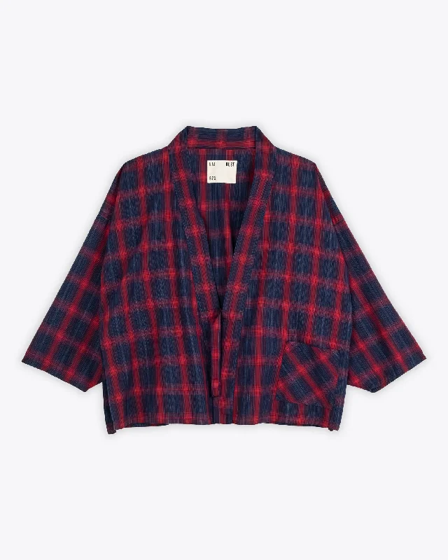 Pyjama Shack Check Blue/Red Bold Men's Statement