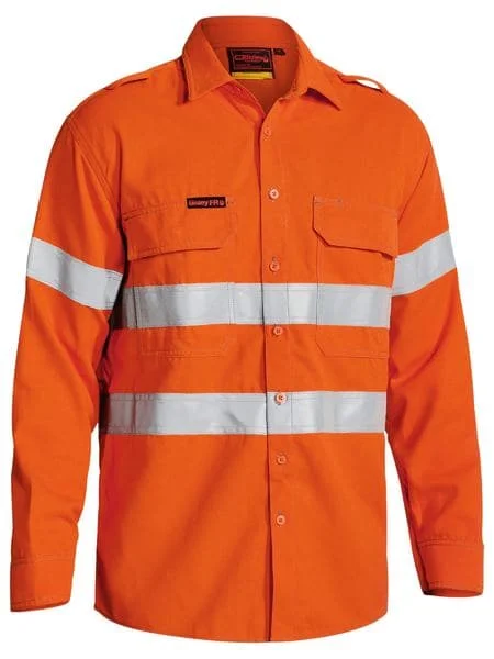 Bisley Tencate Tecasafe® Plus Taped Hi Vis FR Vented Long Sleeve Shirt (BS8081T) Vacation Bisley Tencate Tecasafe® Plus Taped Hi Vis FR Vented Long Sleeve Shirt (BS8081T) Vacation