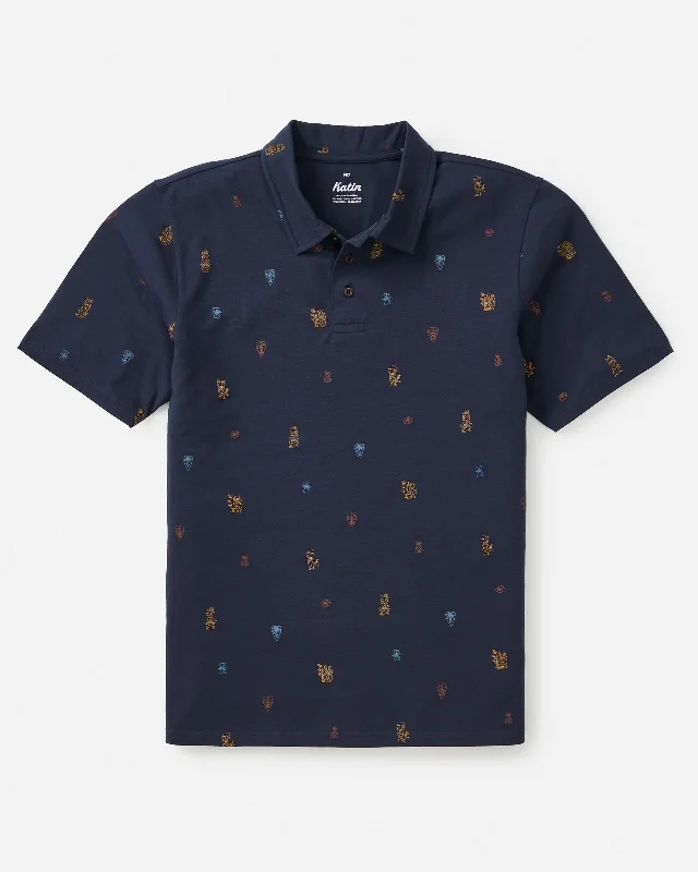 Idol Print Polo Dynamic Men's Glow