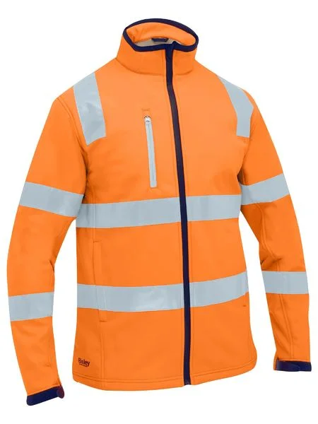 Bisley Taped Hi Vis Soft Shell Jacket (BJ6058T) Lumberjack