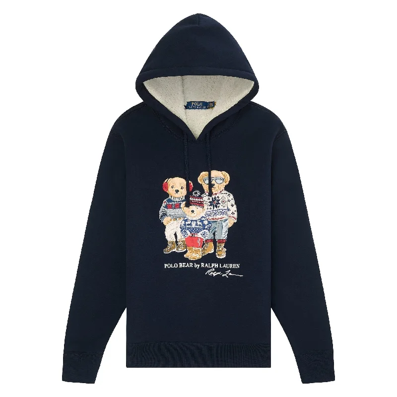 Polo Bear Family Fleece Hoodie Business