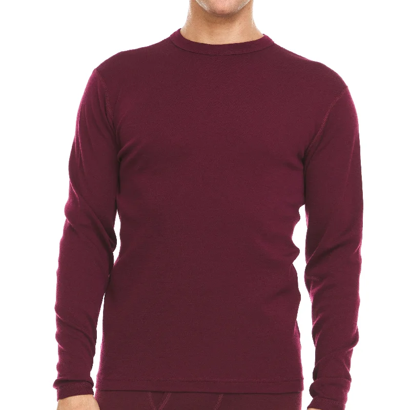 Midweight - Chocorua Men's Crew 100% Merino Wool Sharp Men's Italian