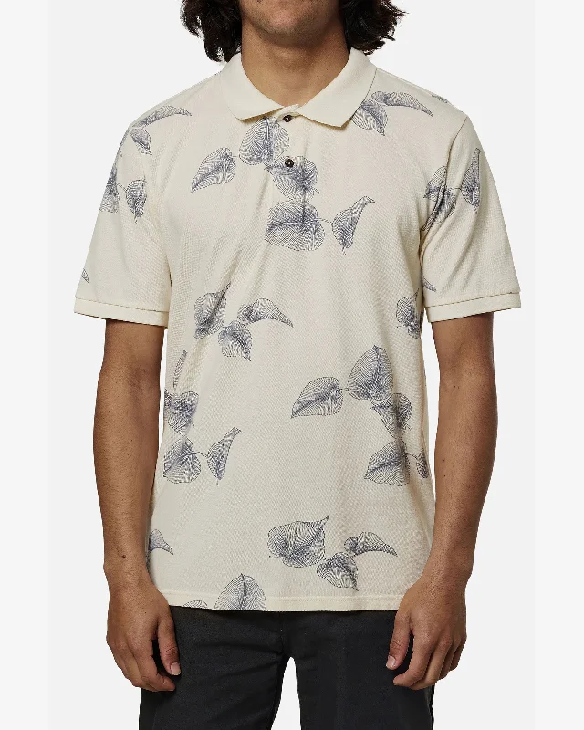 Gust Print Polo Refined Men's European