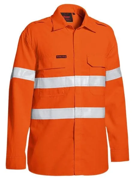Bisley Tencate Tecasafe Plus Taped Hi Vis FR Lightweight Vented Long Sleeve (BS8238T) Bold Men's Statement Bisley Tencate Tecasafe Plus Taped Hi Vis FR Lightweight Vented Long Sleeve (BS8238T) Bold Men's Statement