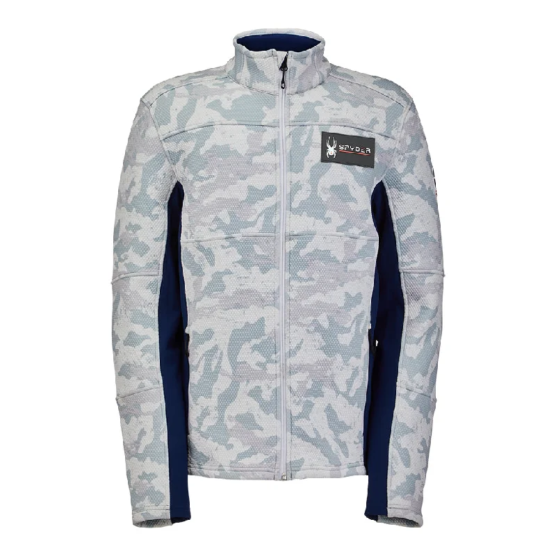 Mens National Encore Full Zip - Snow Camo (2021) Elegant Men's Formal 