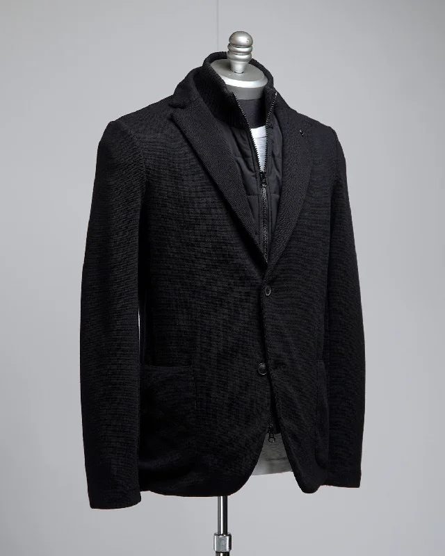 Rainwool Blazer With Insert Monochromatic All