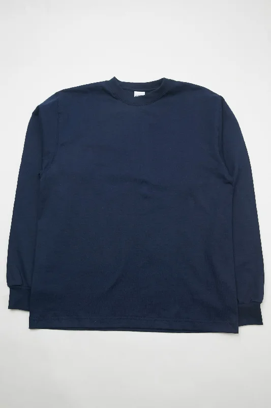 Camber #305 Max-Weight Jersey Long Sleeve T-Shirt - Navy Practical Men's Multi
