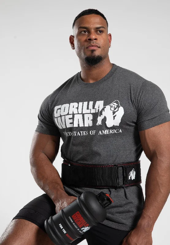 Classic T-Shirt - Gray Casual Men's Loose