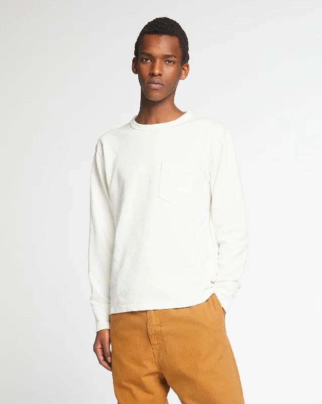 L/S Pocket T Military Jersey Natural Elegant Men's Formal 