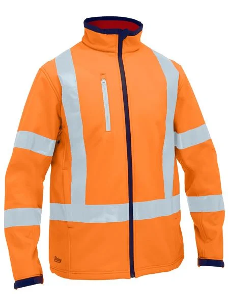 Bisley X taped Hi Vis Soft Shell Jacket (BJ6059XT) Sharp Men's Italian