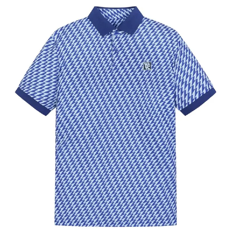WAAC Athletic Arrow Rib Collar Golf Polo 2024 Stylish Men's Tropical 