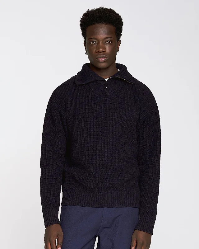 Fly Deck Sweater Delta Navy Bold Men's Statement