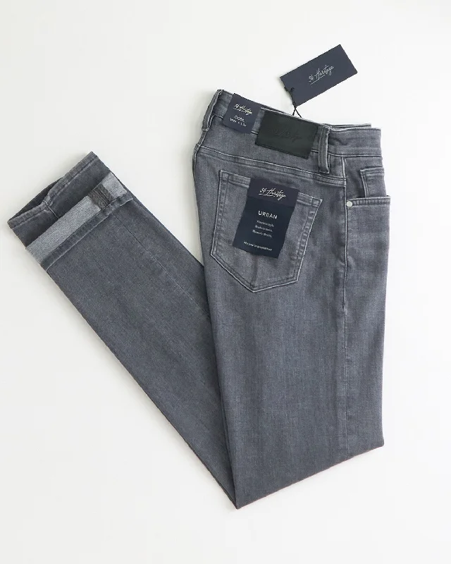 'Cool' Mid Smoke Urban Jeans Traditional Men's Wool