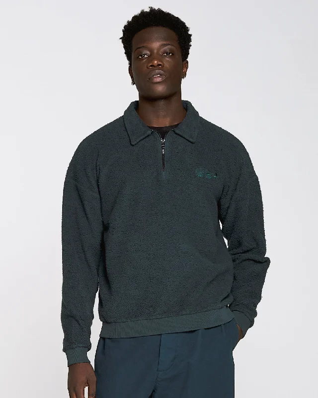 Nevada Sweater Basic Cotton Fleece Petrol Dynamic Men's Glow