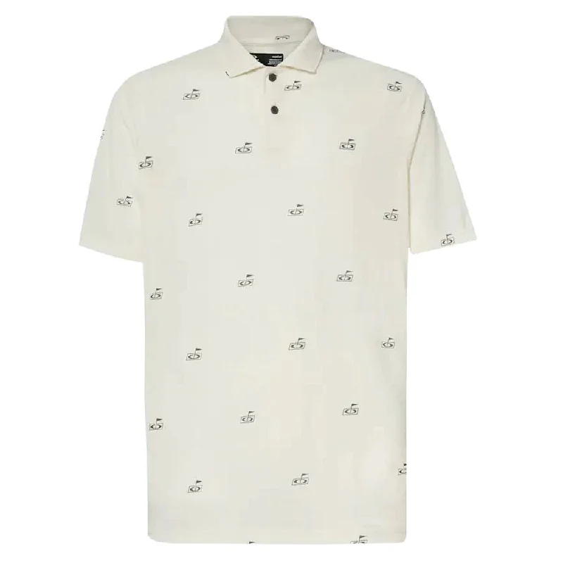 Oakley Flag Golf Polo 2023 Polished Men's Satin