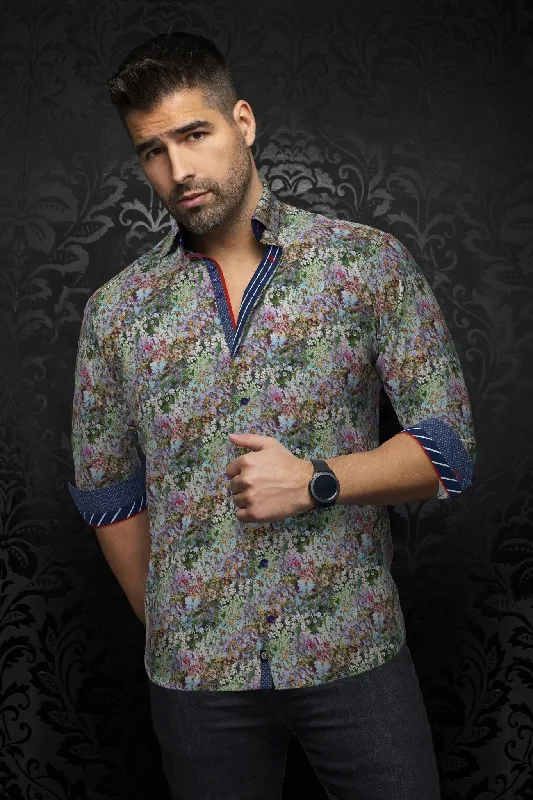 AU NOIR | Long Sleeve Shirt | Karlton Multi
