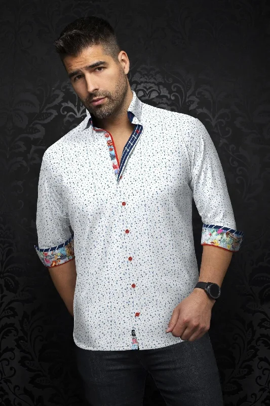 AU NOIR | Long Sleeve Shirt | Gardenia White