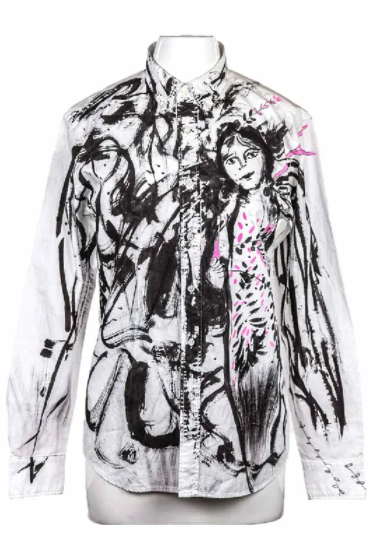 Black Painted Long Sleeve