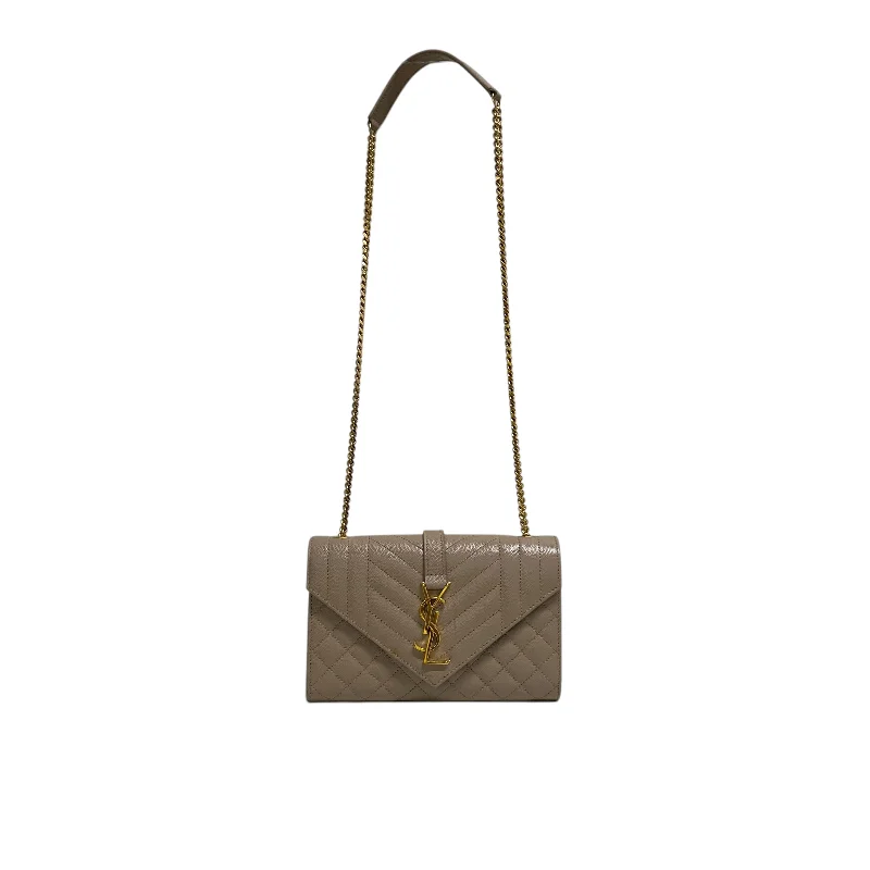 SAINT LAURENT/Clutch Bag/Leather/BEG/MLA-0521
