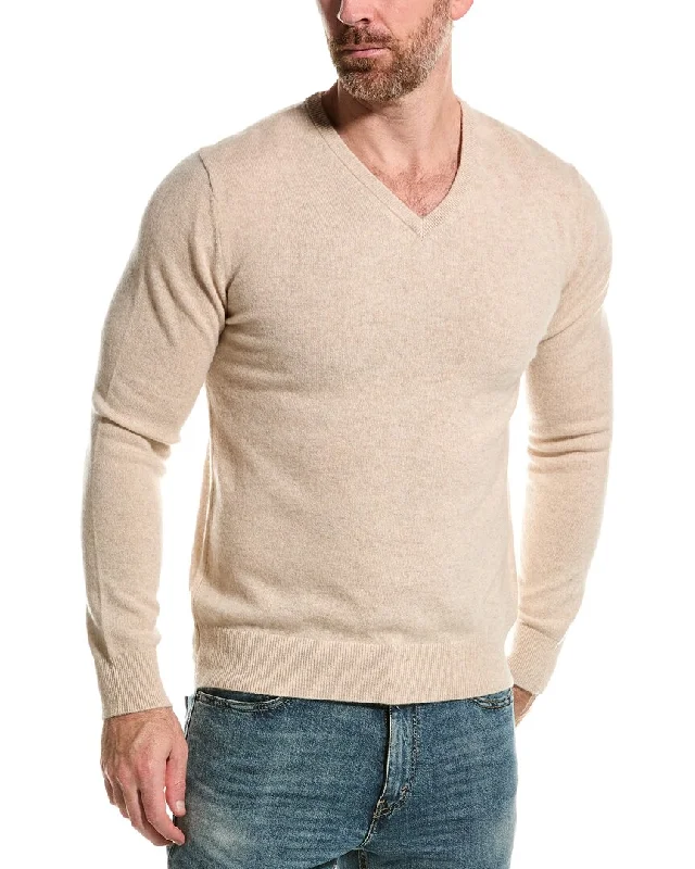 Alashan Cashmere V-Neck Sweater Streetwear Style