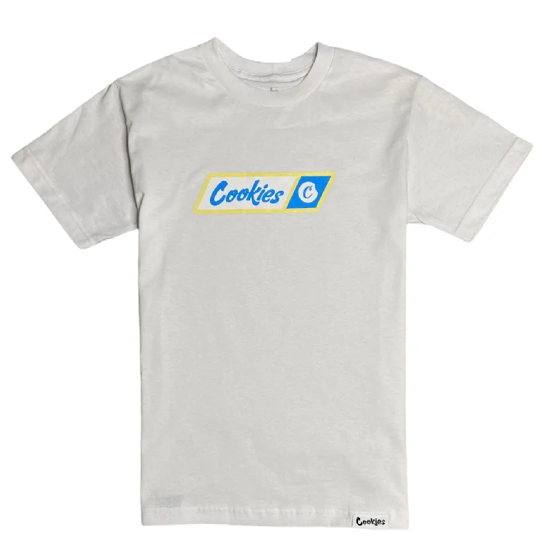 Cookies Bal Harbor Logo T Shirt (White/Yellow) 1557T5902 Sporty Men's Athleisure 