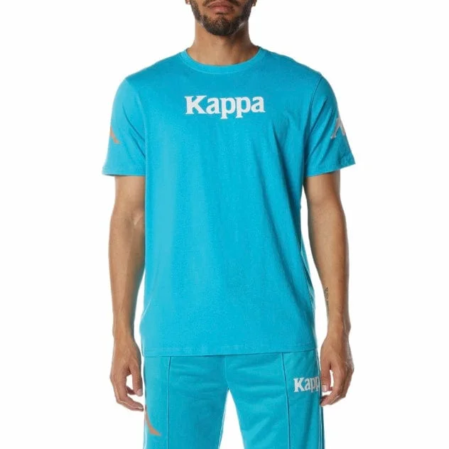 Kappa Authentic Paroo T Shirt (Dark Aqua) 34155EW Youthful Men's Anime