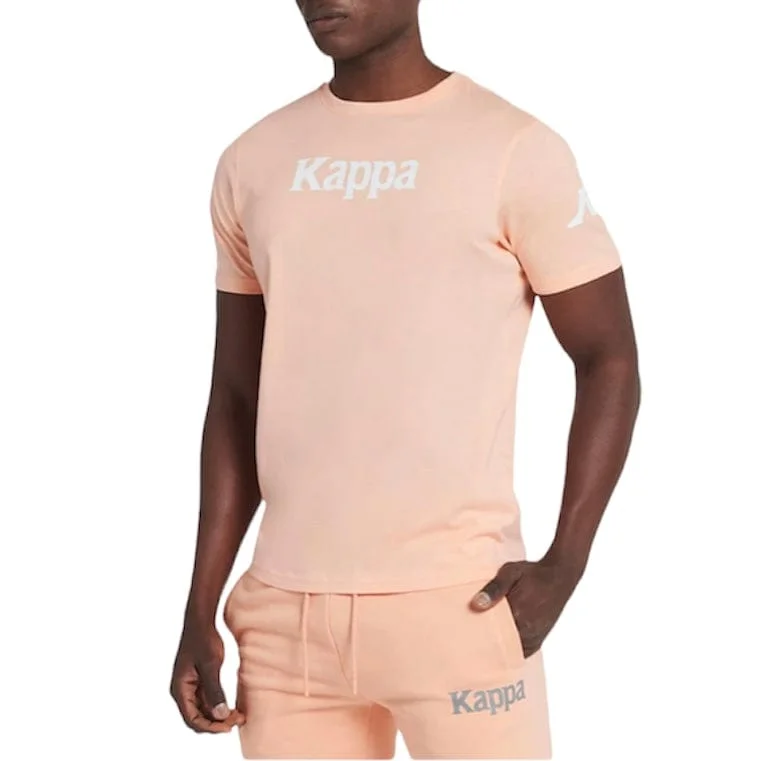 Kappa Authentic Paroo T Shirt (Peach) 34155EW Relaxed Men's Beach