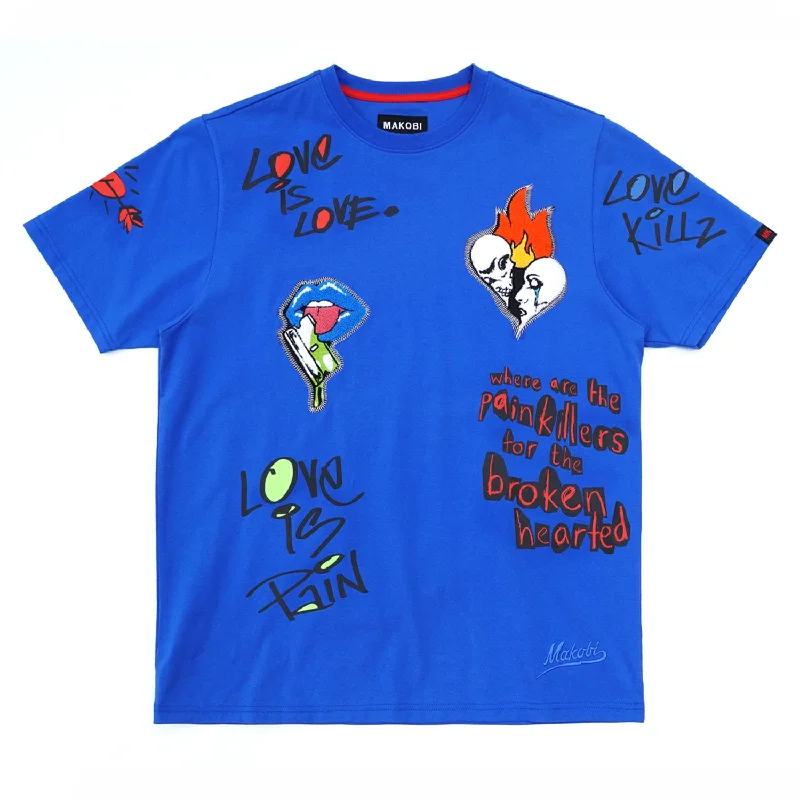 M295 Love Kills Tee - Royal Tailored