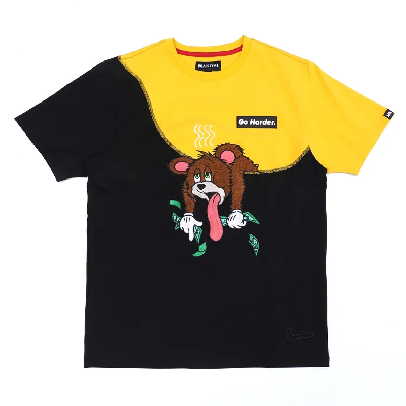 M410 Go Harder Tee - Black Artistic Men's Hand