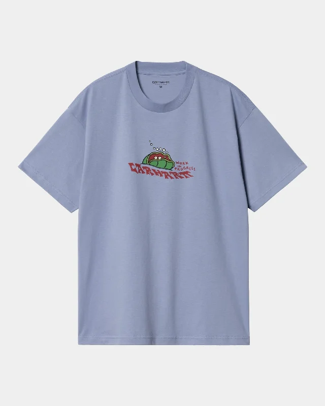 Clam T-Shirt | Charm Blue Practical Men's Multi