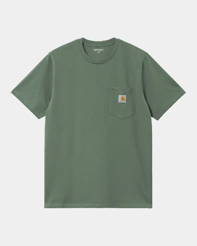 Pocket T-Shirt | Duck Green Elegant Men's Cashmere