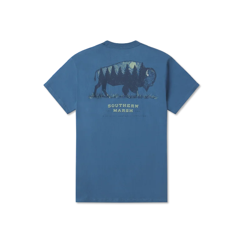 Starry Silhouette Tee - Buffalo Elegant Men's Cashmere