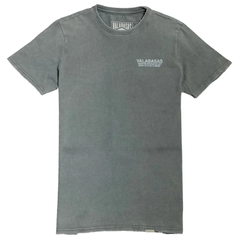 Valabasas Lion Heart Tee (Vintage Blue Grey) Laid