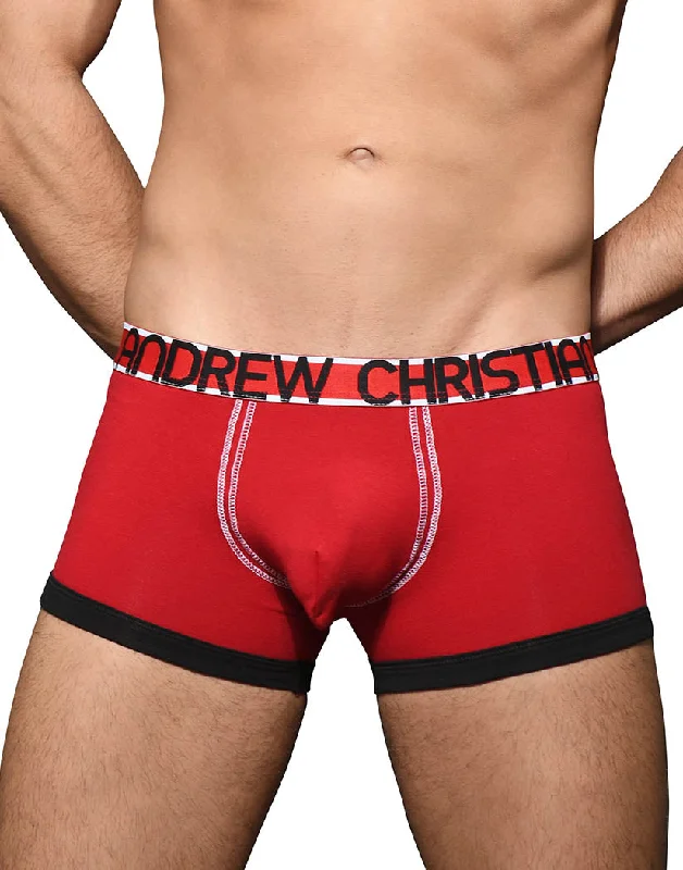 Andrew Christian Almost Naked Cotton Boxer 92360 Sporty Men's Tennis