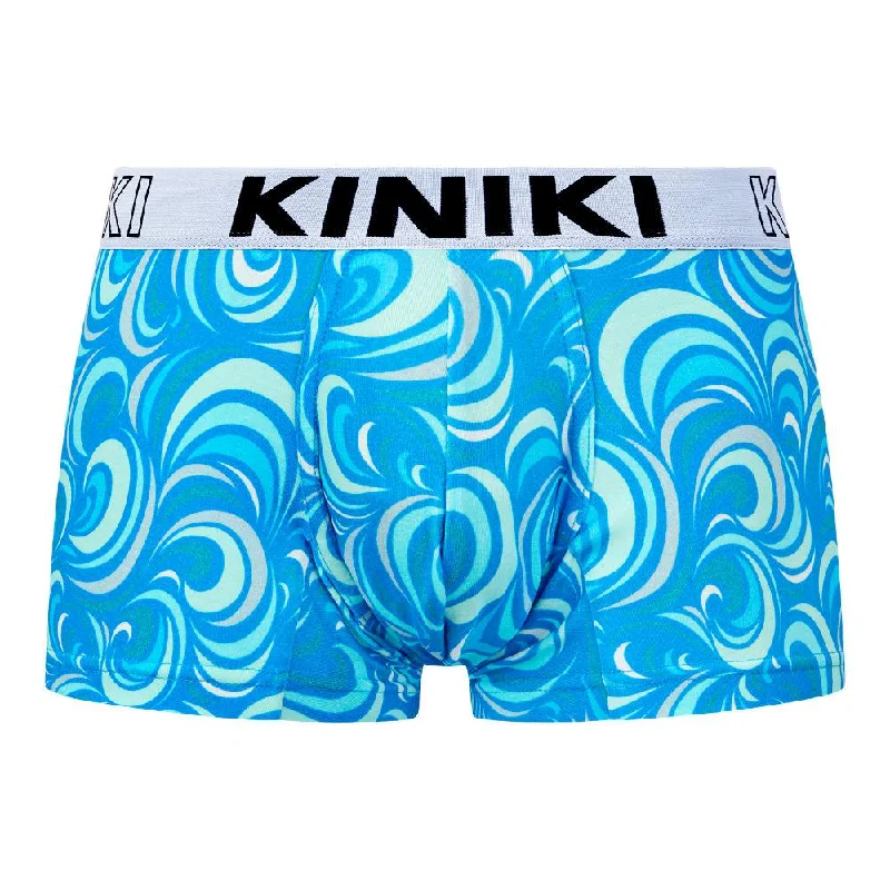 Cotton Printed Hipsters - Blue Rift Polished Men's Silk
