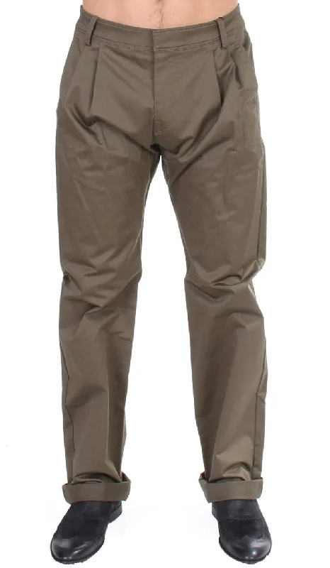 GF Ferre  Cotton Stretch Comfort Fit Men's Pants Dynamic Men's Moto