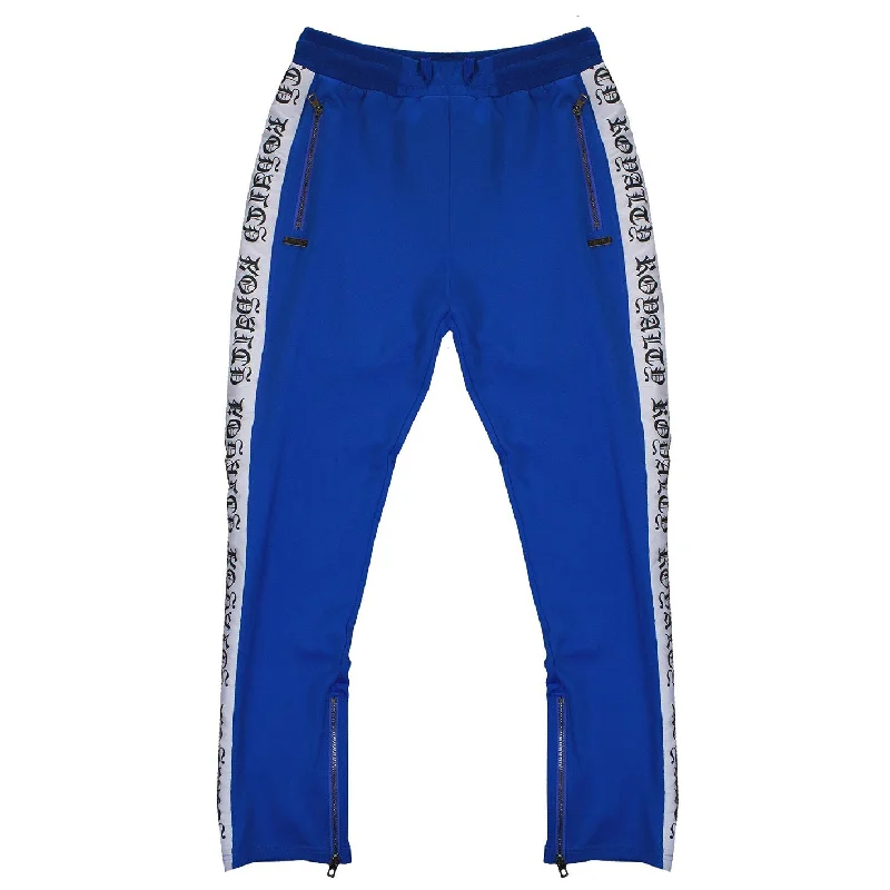 M2799 Makobi Royalty Track Pants - Royal Blue Monochromatic Office Style