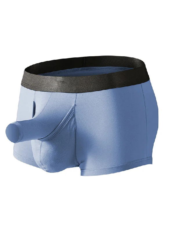 Men’s Dual Ball Pouch Trunks With Fly Front Cclassic Men's Tweed