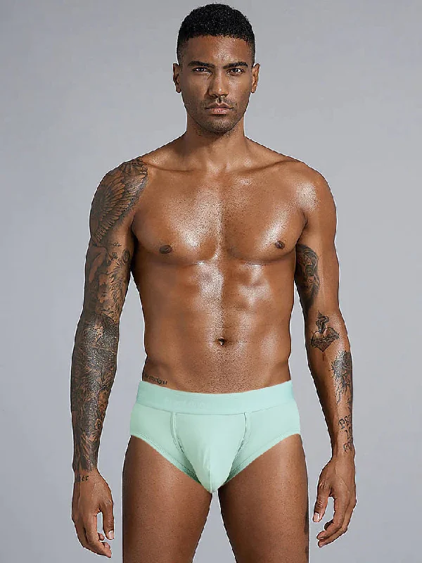 FreeLonger Men’s Microfibre Cotton Big Pouch Trunks Artistic Men's Hand