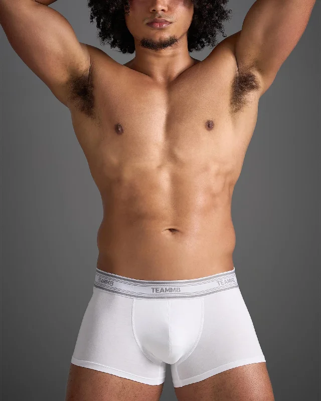 New Classic Cotton Trunk - White Relaxed Men's Australian 