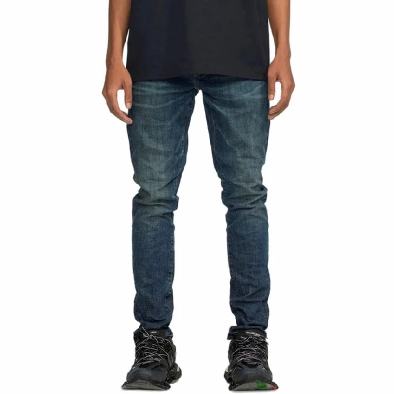 Purple Brand Dark Stone Rinse Jean (Dark Indigo) P001-DKSR323 Casual Men's Short