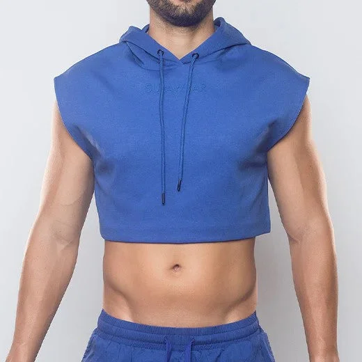 Supawear cropped hoodie blue Bold Men's Animal