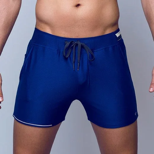 Supawear Full Lined 4" mesh short limoges blue Trendy Men's Bucket