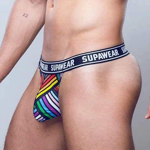 Supawear Pow thong rainbow Cool Men's Skate
